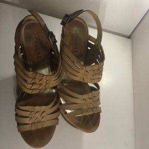 Bakers Women Wedges Size 8